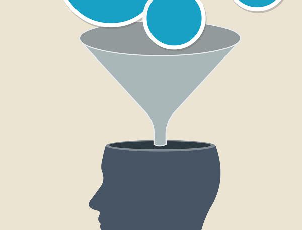 Illustration - brain funnel